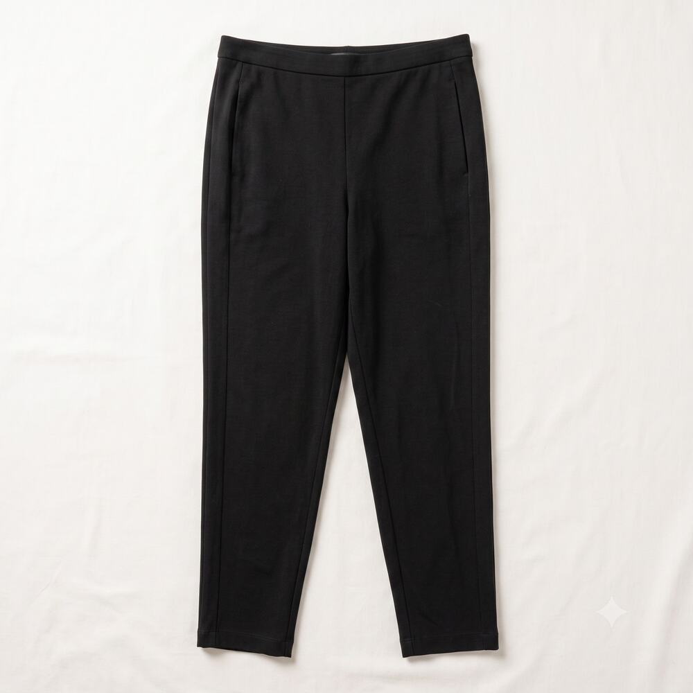 Eileen Fisher Womens‎ M Quiet Luxury Old Money Minimalist Trouser Pull On Pants